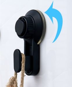Strong Vacuum Suction Cup Hook Waterproof Reusable Towel Hooks Punch Free Thicken Heavy Load Rack Key Holder Kitchen