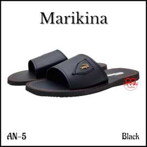 Marikina Mens AN-05 Mens high-quality non-slip durable leatherette slippers with Double-Stitched edges