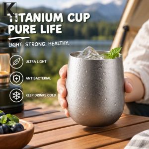 Titanium Steel Coffee Mug French Press Coffee Maker With Handle And Filter 350ml 600ml Espresso Milk Foam Maker Reusable Drinkware