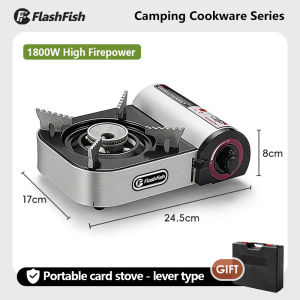 FlashFish Portable Butane Gas Stove Outdoor Camping Mini barbecue Card Type Single Stove Gas