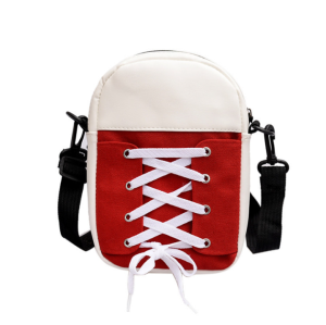 Túi canvas đeo chéo đeo vai nam nữ đẹp hình chiếc giày sắc màu dễ thương đựng điện thoại son môi tiện lợi