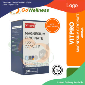 in stock VITPRO MAGNESIUM GLYCINATE 400MG X 60S Improve Sleep Quality Reduce Anxiety