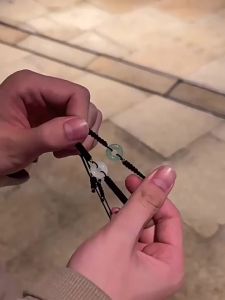 Ping An Xile Chalcedony Safety Decoration Couple Bracelet Mori Style Adjustable Gift Carrying Strap Simple Girlfriend Gifts