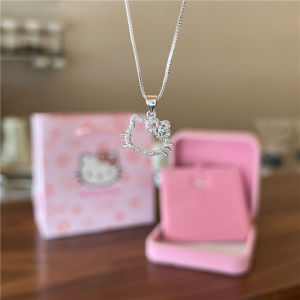 clu Birthday Kitty Necklace Sweet Cute Pendant Clavicle Necklace Send Best Friend Gift Send Girlfriend ulc