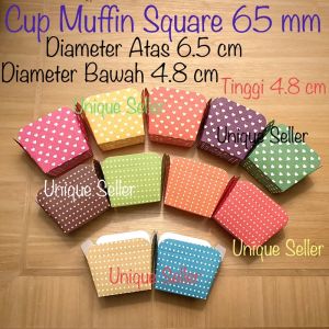 [Isi100] Eight Bruder Muffin Cup Kotak 65 mm / Cupcake Case Kotak / Cup Eight Bruder 6.5cm 65cm 65mm / Muffin Cup 6.5 65 cm / Muffin Cake Case 65 mm / Cup Cake Case Kotak 65 cm