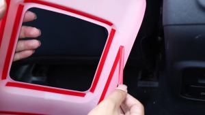 mv1 JeCar Rear Windows Control Switch Trim Large Panel For Ford Bronco 2021 up ABS Stickers Cover Interior Mouldings Accessories Q6P7Z