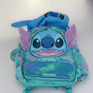 LJAustralia smiggle childrens schoolbag girls Stitch shoulder backpack student supplies bags 14 inches