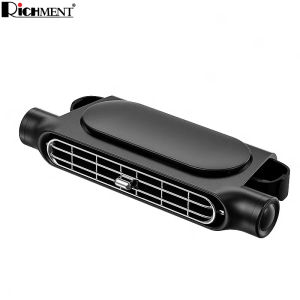 RICHMENT Mini Car Seat Fan Portable USB Backseat Cooling Fan Kids Baby Quiet Headrest Neck Fan 3 Speeds for All Cars for Driver and Passenger  s Seat