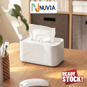 Nuvia Multi-functional Desktop Tissue Box Tissue Holders Desktop Tissue Box Household Living Room Napkin Tea Table