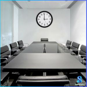 Serenity นาฬิกาแขวนผนัง -นาฬิกาแขวน วเลขนูน ขนาด 10 นิ้ว นาฬิกาแขวนผนัง นาฬิกทรงกลม นาฬิกาลายต้นไม้ นาฬิกาแขวนผนังสีดำ Wall Clock