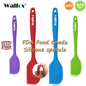 WALFOS 27cm Kitchen Silicone Cream Butter Cake Spatula Scraper Mixer Cake Baking Tool