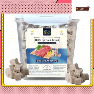 Freeze Dried Chicken Cubes for Dogs & Cats 100% Pure & Grain Free Natural Dog & Cat Training Snacks Food Topper