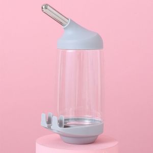 LUMIYA 350/500ml Durable Small Animal Supply Dispenser Hanging Waterer Hamster Water Bottle Guinea Pig Water Feeder Pet Automatic Drinking Device