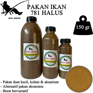 Pelet 789 halus untuk pakan ikan kecil burayak & ikan akuarium BTL (150gr)