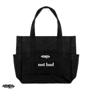 Tas Tote Bag Pria Casual Utility Bag Hitam