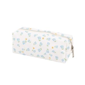 COMEMECO Large Capacity Pen Bag Floral Print Multifunctional Stationery Bag High Quality Pen Box Students