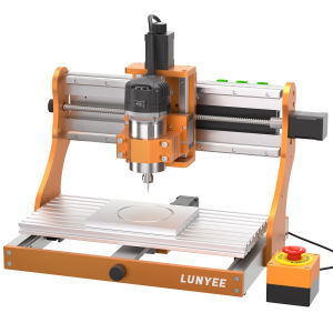 LUNYEE 3020 Nova CNC Router machine All-metal design 3 axis GRBL XYZ Axis HGH-15 Linear Guides 710W Trim Router SpindleSuitable for Cutting Aluminum Brass Wood Acrylic MDF PVC and Plastics