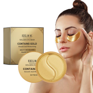 EELHOE Golden Collagen Eye Mask Anti Dark Circles Removal Eye Bags Moisturizing Firming Eye Patches Skin Care Products Gold Snail Eye Mask Wrinkles Remover Anti Dark Circles Puffyness Firming Dilute Fine Lines Brightening Moisturizing Eye Patches