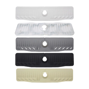 Practical Spill Resistant Under Sink Silicone Mats Flexible Cabinet Protectors for a Tidying Kitchen Space Saving