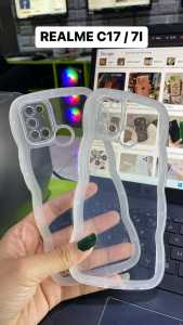 Softcase Gelombang Bening ( REALME C17 / 7I ) Clear Case Casing Handphone - PGC SHOP