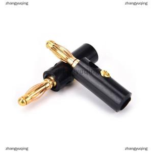 [COD] zhangyuqing 10pcs lot audio speaker screw banana plate plugs connectors 4mm