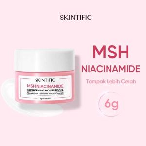 SKINTIFIC MHS Niacinamide Brightening Moisture Gel || Skintific Niacinamide Brightening Cleanser || Essence Toner || Serum || Bright Boost Clay Stick