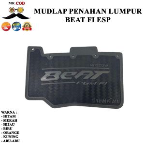 MUDFLAP BEAT FI ESP MUD FLAP MUDLAP KARET PENAHAN LUMPUR PELINDUNG DINAMO SPAKBOR KOLONG PNP HONDA