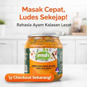 Bumbu Ayam Goreng Kalasan 190gr Bumbu Ayam Goreng Kalasan Siap Goreng Bumbu Praktis Bumbu Alami Tanpa Pengawet