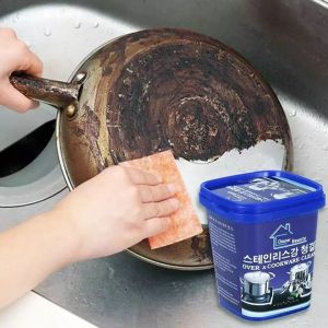 Multi Purpose Cleaner Paste For Oven Cookware Kitchen Utensils Stainless Steel Keimav-official