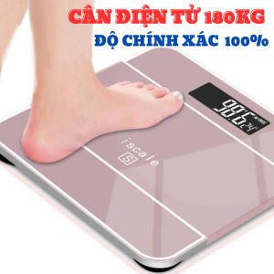 Cân sức khỏe điện tử Iscale Max 180kg - Cân điện tử sức khỏe tải trọng tối đa 180kg - thiết kế mới