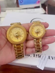 Online hot-selling fashion couples watch cross-border business casual mens quartz waterproof steel band watch for women watch