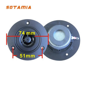 SOTAMIA 2Pcs 3 Inch Tweeter Sound Portable Speaker 8 Ohm 10W Treble Loudspeaker DIY Home Theater Stereo Speakers Dual Magnetic
