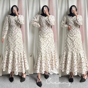 Aimel Fishtail Maxi Dress | Dress Wanita | Baju Wanita Terbaru