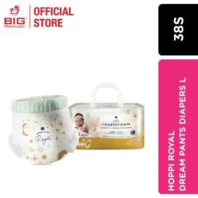 HOPPI ROYAL DREAM DIAPERS SERIES (TAPE NB S M L / PANTS M L XL XXL)