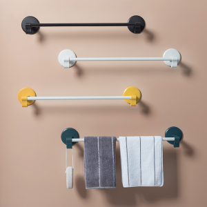 YHOME Gantungan Handuk Tanpa Paku / jemuran handuk/ Towel Hanger Shoes Rack Plastic Free of Punch Shelf Y009