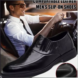 Mens Leather Loafers Soft Leather Stylish and Comfortable Leather Shoes for Women Safety