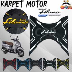 KARPET GRAND FILANO BORDES PIJAKAN ALAS KAKI DEPAN MOTOR YAMAHA FILLANO KARET RUBBER PNP