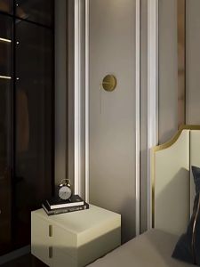Modern Minimalist LED Pendant Light Chandelier for Bedroom Restaurant Gold Black Decoration Lustre