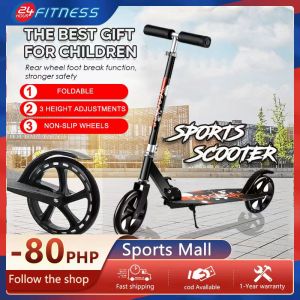 Foldable Scooter For Adults Kick Scooter Portable kick scooter skuter for For Adult Teenager And Kids children outdoor Foldable scooter three levels Height adjustable portable transportation Scooter