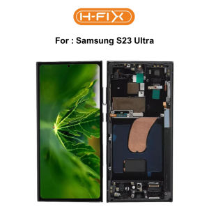 HFIX - Lcd Samsung S23 Ultra OLED Fullset Touchscreen With Frame (WARNA RANDOM)