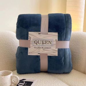 Chăn Lông Thỏ Nhập Khẩu Cao Cấp Siêu Mềm Mịn Sang Trọng Kt 2mx2m3 Nặng 18kg