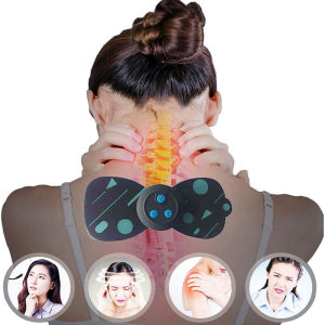 AccuWay Cervical Massage Stick USB Multifunctional Charging Electric Shock Neck Massage acupuncture Mini Cervical Massager Patch Relieving Relax Health Massage