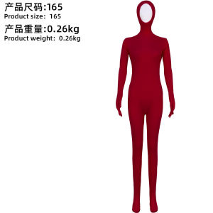 5 Trang phục bó sát hở thân màu cam chất liệu spandex co giãn dành cho người lớn hóa trang Halloween. Zentai Bộ đồ liền thân
