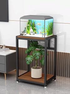 Aquarium Stand Rack Fish Tank Stand Rack Base Steel Wood Load-bearing Fish Tank Cabinet Simple Fish Tank Rack