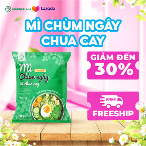 COMBO 5 GÓI Mì Chùm Ngây Vị Chua Cay - Foodmap Consumer - Gói 70Gram