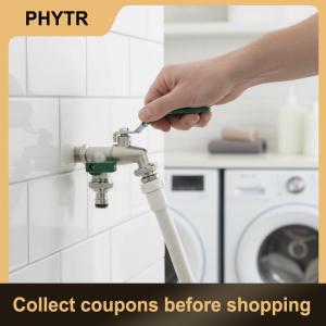 【PHYTR】 Garden Water Faucet 1Pcs Brass Tap 1 2 Inch 3 4 Inch On Off Valve for Outdoor Sprinkler System Tools