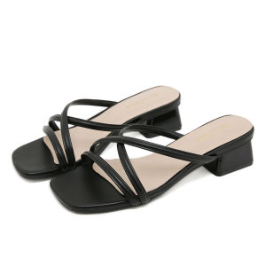 [BY SCHUMART] Agathia Women Giselle Criss-Cross Low Heels (928-6C)