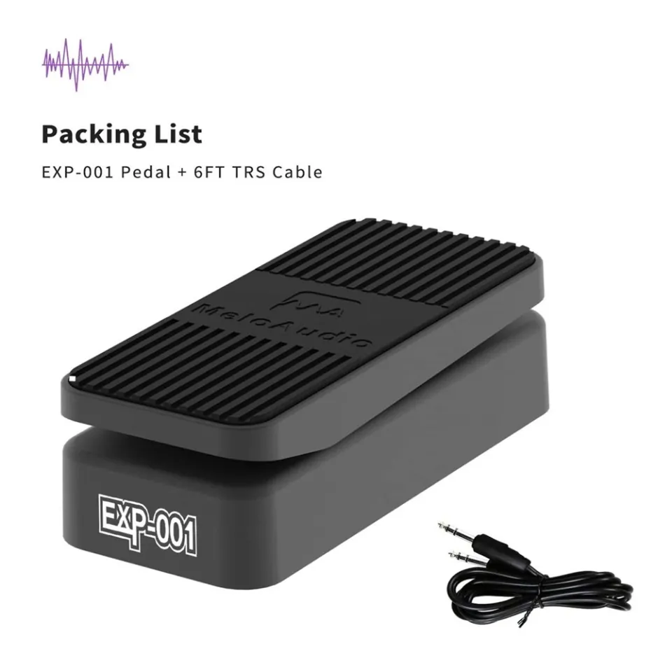 MeloAudio EXP-001 Wah Volume Expression Pedal For Guitar Multi