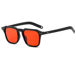 Kacamata Hitam gaya Terbaru Bingkai Persegi Korea Fashion Sunglasses Wanita Dan Pria