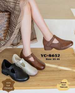 Sepatu Kulit Sepatu Wanita Sepatu Heels Sepatu Maryjane YC-8652 Maryjane 4 cm ORIGINAL KULIT ASLI 100%
